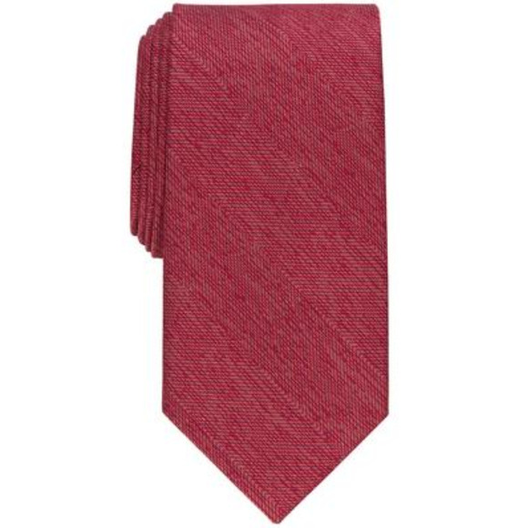 Club Room Men Patel Solid Tie Red - Picture 1 of 1